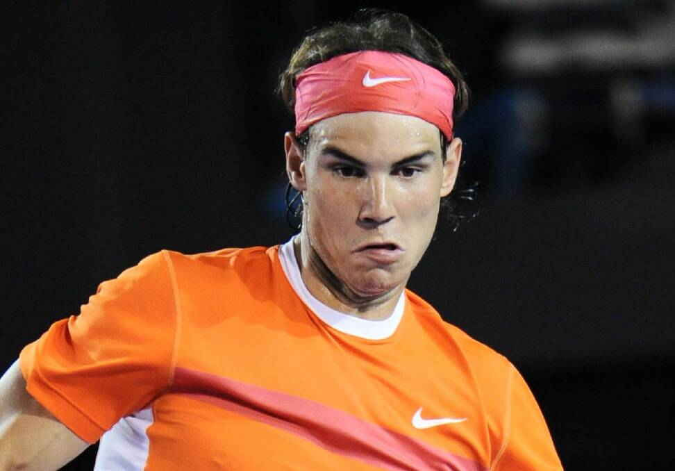 Tick of approval: Rafael Nadal was among players coached by Jofre Porte.