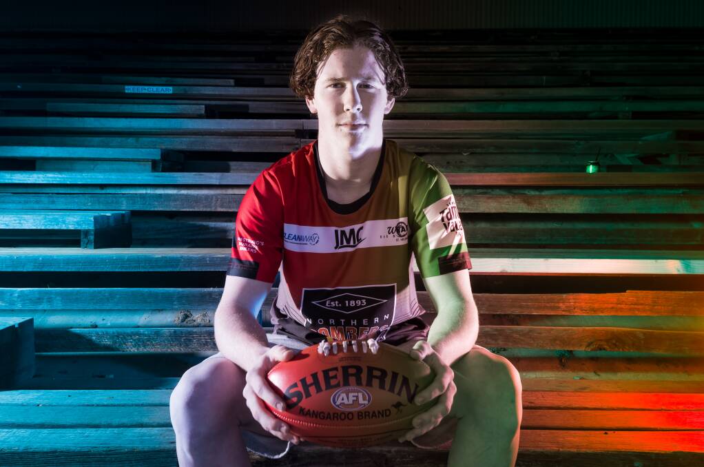THRIVING WITH OPPORTUNITY: Baynen Lowe has been impressive through three games at TSL level with North Launceston. Picture: Simon Sturzaker