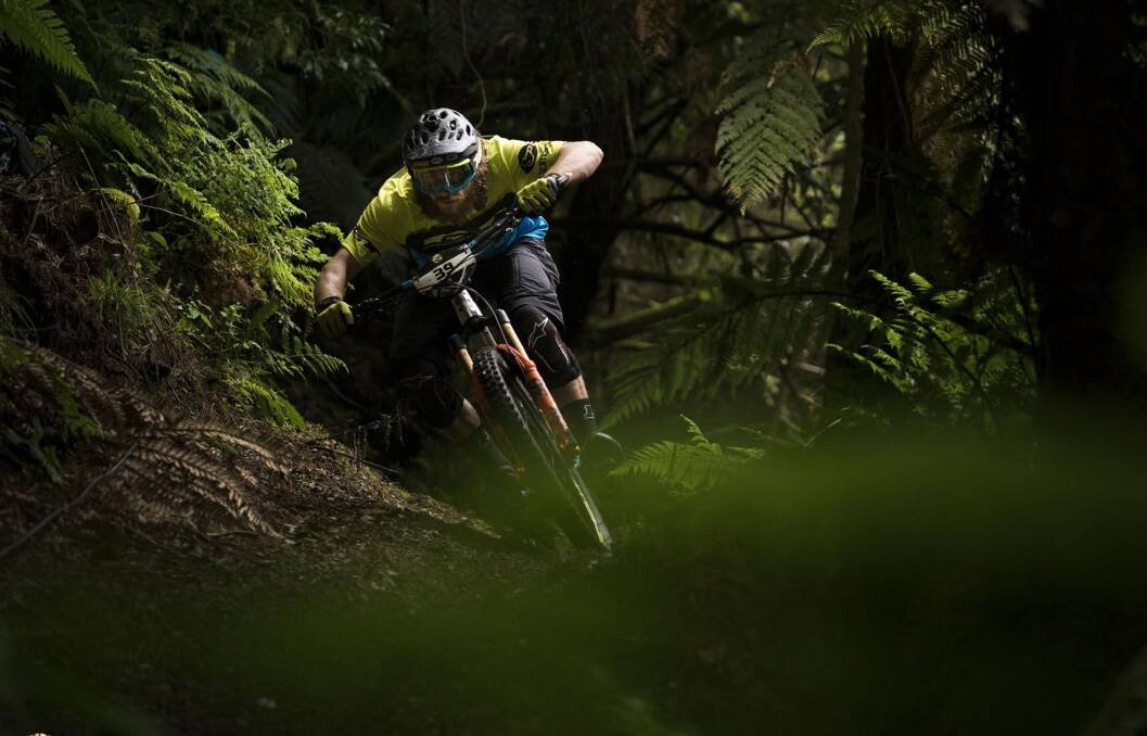 Steaming hot: New Zealander Wyn Masters best conquered muddy conditions in Rotorua to win the opening round of the Enduro World Series.