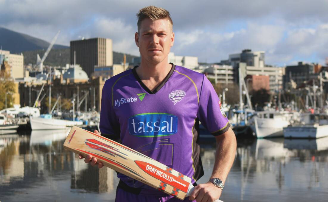 Home-coming: James Faulkner signed a three-year Big Bash League deal with the Hurricanes in May.