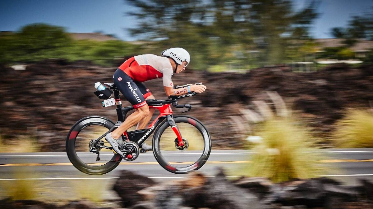 Iron will: Triathlete Cameron Wurf. Picture: supplied.