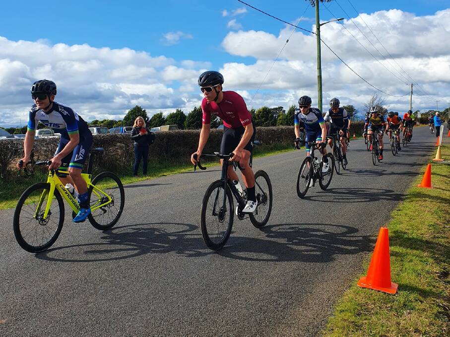 Long road: Action from the state road championships at Bishopsbourne. Picture: Facebook