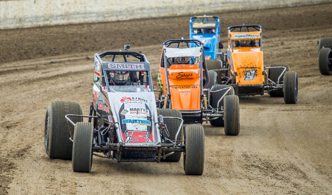 Front runner: Tasmanian Jeremy Smith leads a wingless sprint race earlier in the season. Picture: Angryman Photography