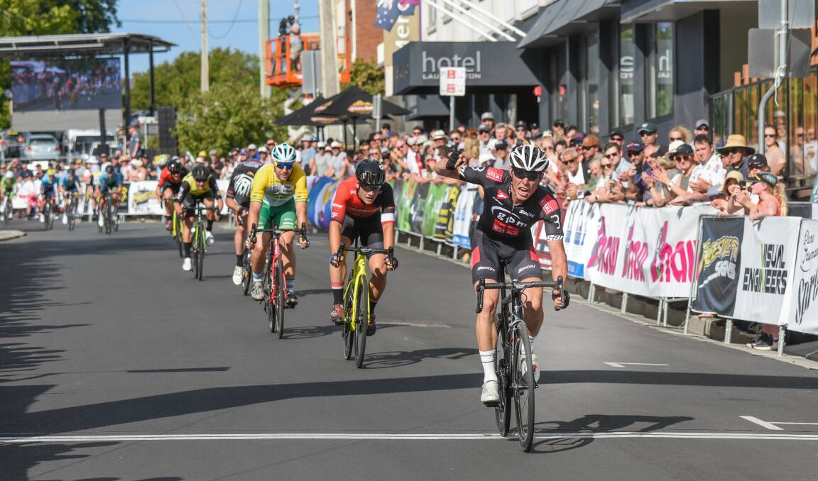 Siejka up: Cam Ivory sprints to victory in the 2019 race.