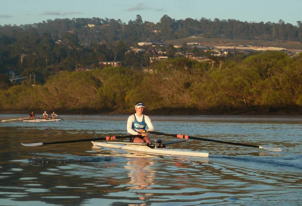 Sea change: Tamar rower Ciona Wilson will be swapping Launceston for Linz this weekend. Picture: Rob Shaw