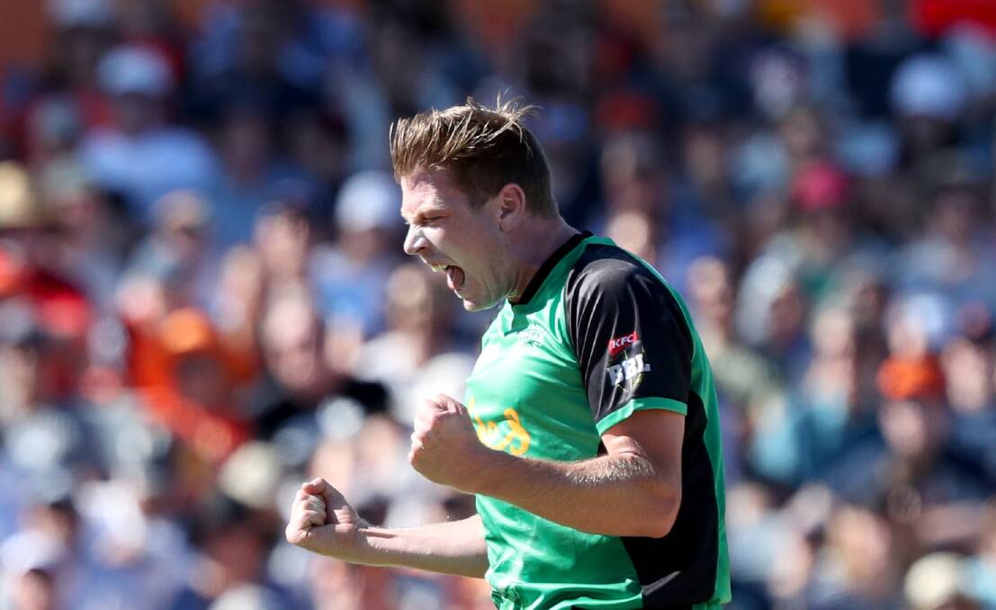 Green machine: James Faulkner has been a regular fixture with Melbourne Stars since the beginning of the Big Bash League. Picture: AAP.