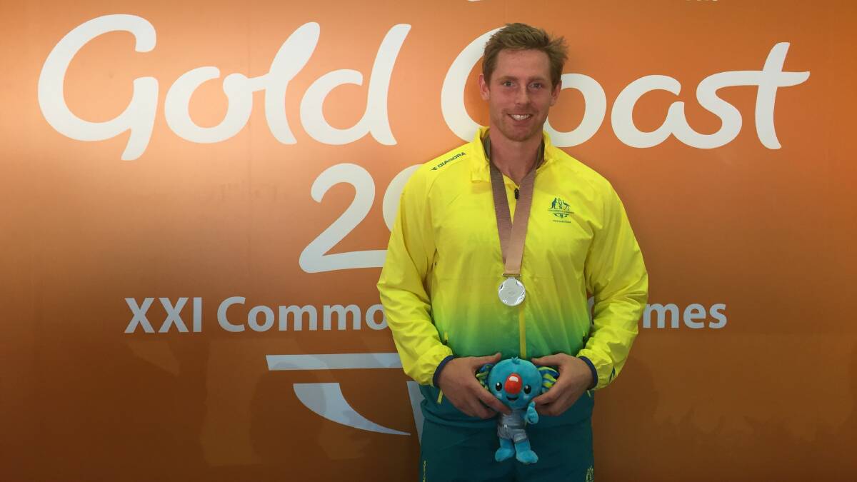 Throw back: Hamish Peacock claimed a silver medal in the javelin at the 2018 Commonwealth Games on the Gold Coast. Picture: TIS