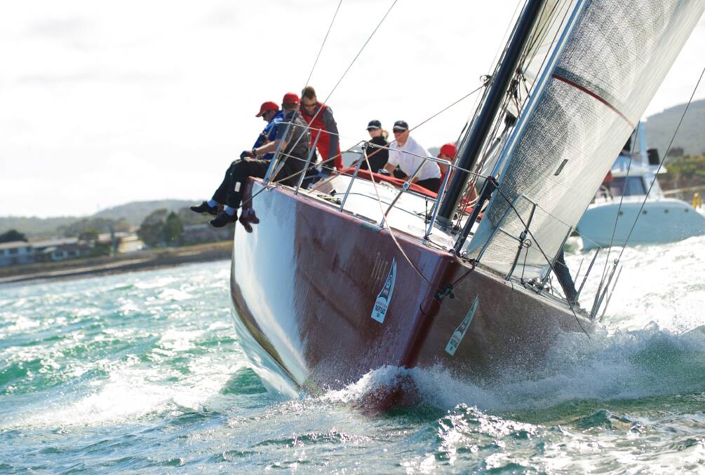 Choppy waters: Action from last year's Launceston to Hobart Yacht Race.
