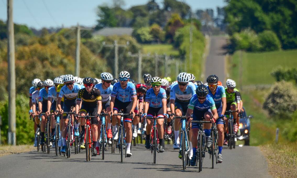 Road crossing: Riders will be tackling some similar terrain to this year's Tour of Tasmania.