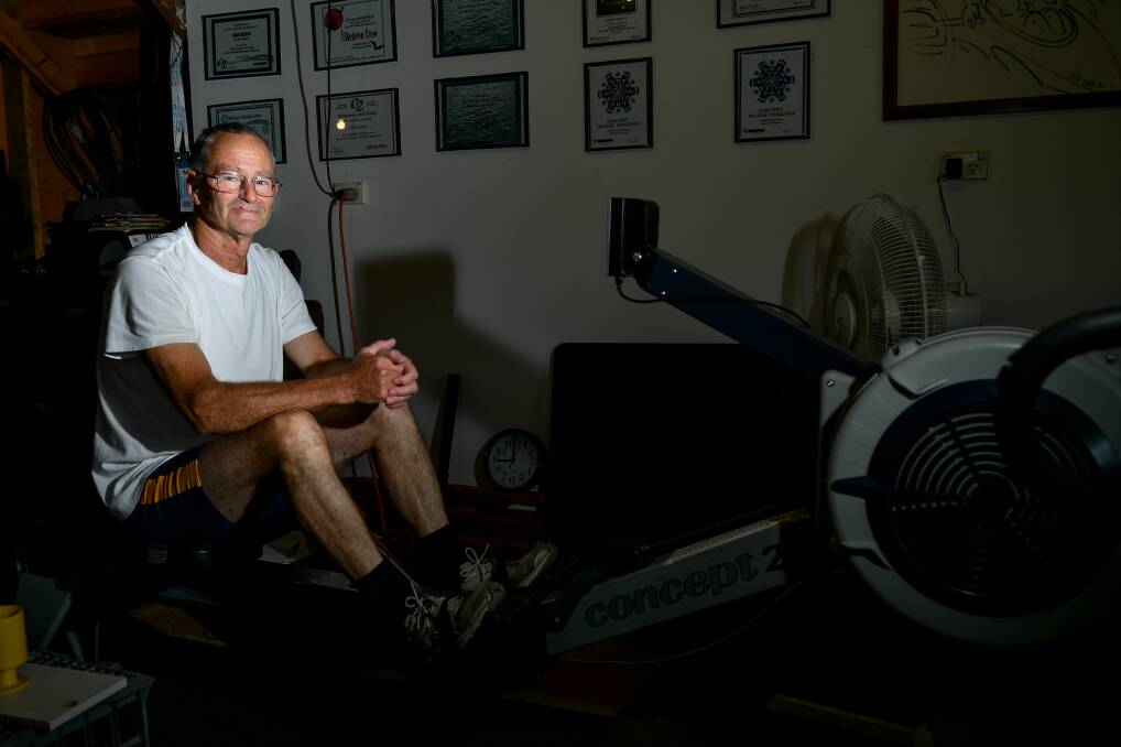 Rowed ahead: Tamar Rowing Club's Chris Symons was among those to support the challenge. 