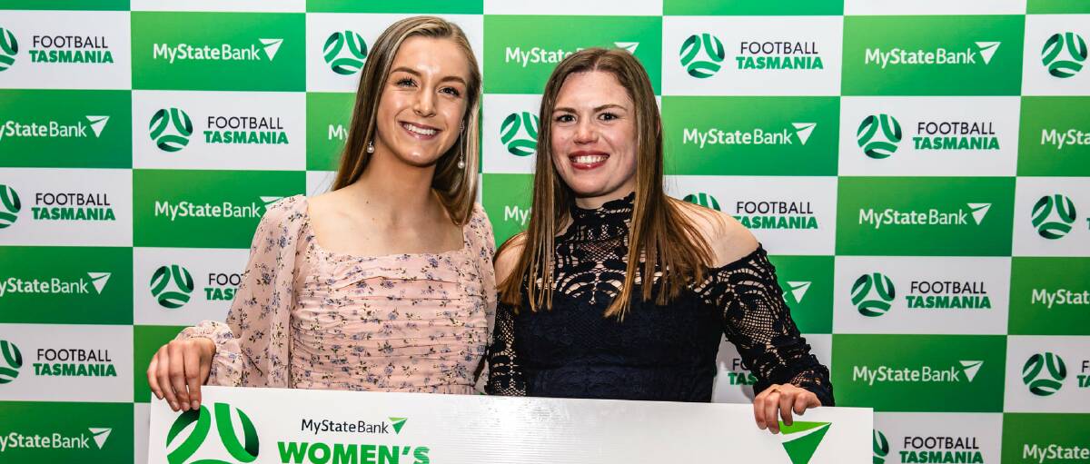 Sunny and share: WSL best and fairest joint winners Laura Davis and Jess Robinson. Picture: Facebook