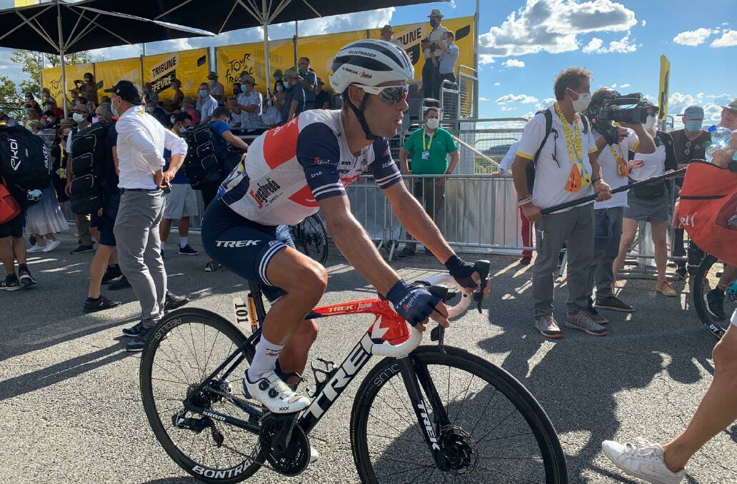 CRUISE CONTROL: Richie Porte is looking comfortable at the Tour de France. Picture: Trek-Segafredo