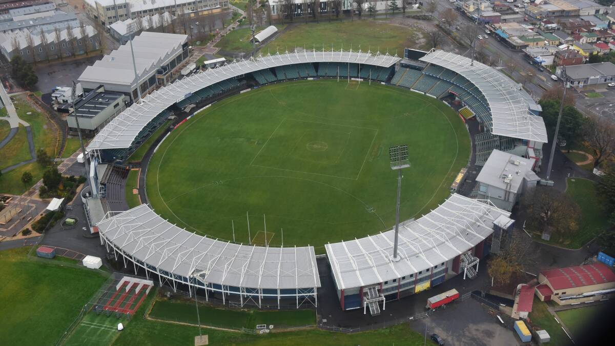 OVAL OPPORTUNITY: UTAS Stadium is up against mostly rectangular stadiums to stage matches in the 2023 FIFA Women's World Cup.