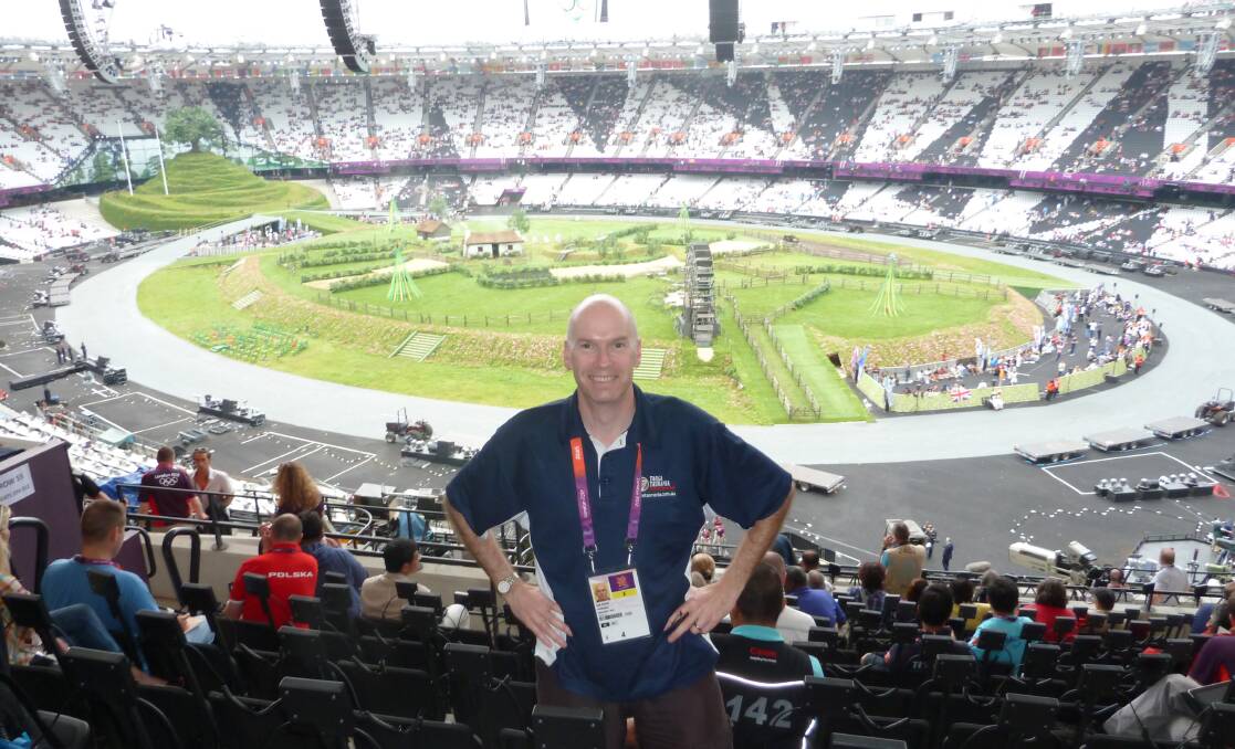 Rob Shaw at the opening ceremony to the 2012 Olympic Games in London.