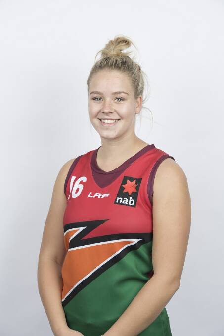 ALL SMILES: Launceston's Georgia Hill will likely end up on an AFLW list one day according to AFL Tasmania's Leigh Elder. 