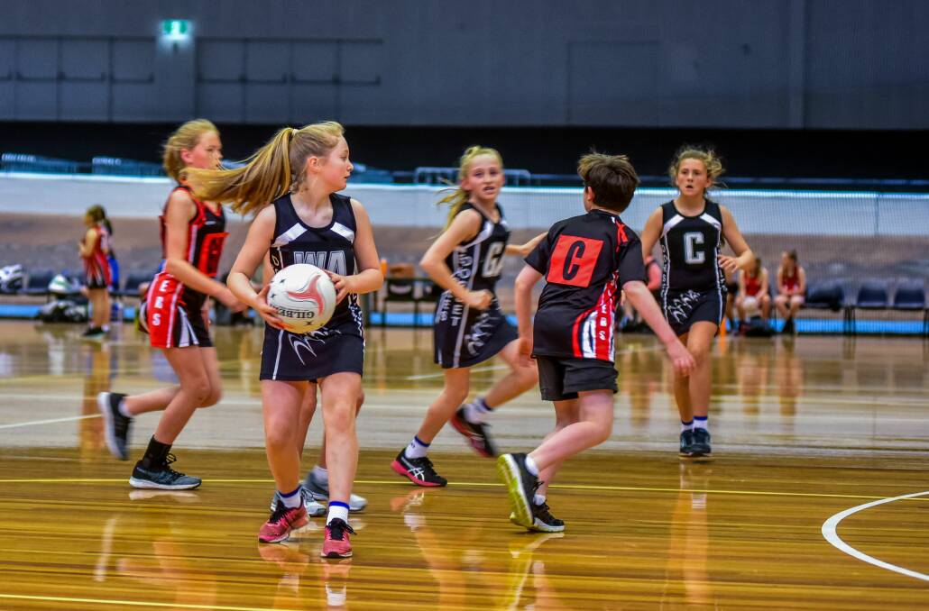 Gold haul: Action from last year's Country Gold netball carnival at the Silverdome.
