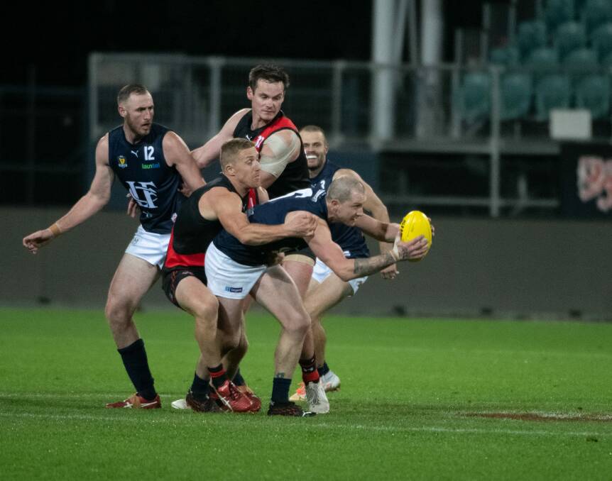 Friendly fire: Launceston and the Northern Bombers will resume hostilities on Saturday. Picture: Paul Scambler 