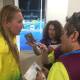 IN THE SPOTLIGHT: Ariarne Titmus became accustomed to medal ceremonies and press attention at the 2018 Commonwealth Games on the Gold Coast. Picture: Rob Shaw