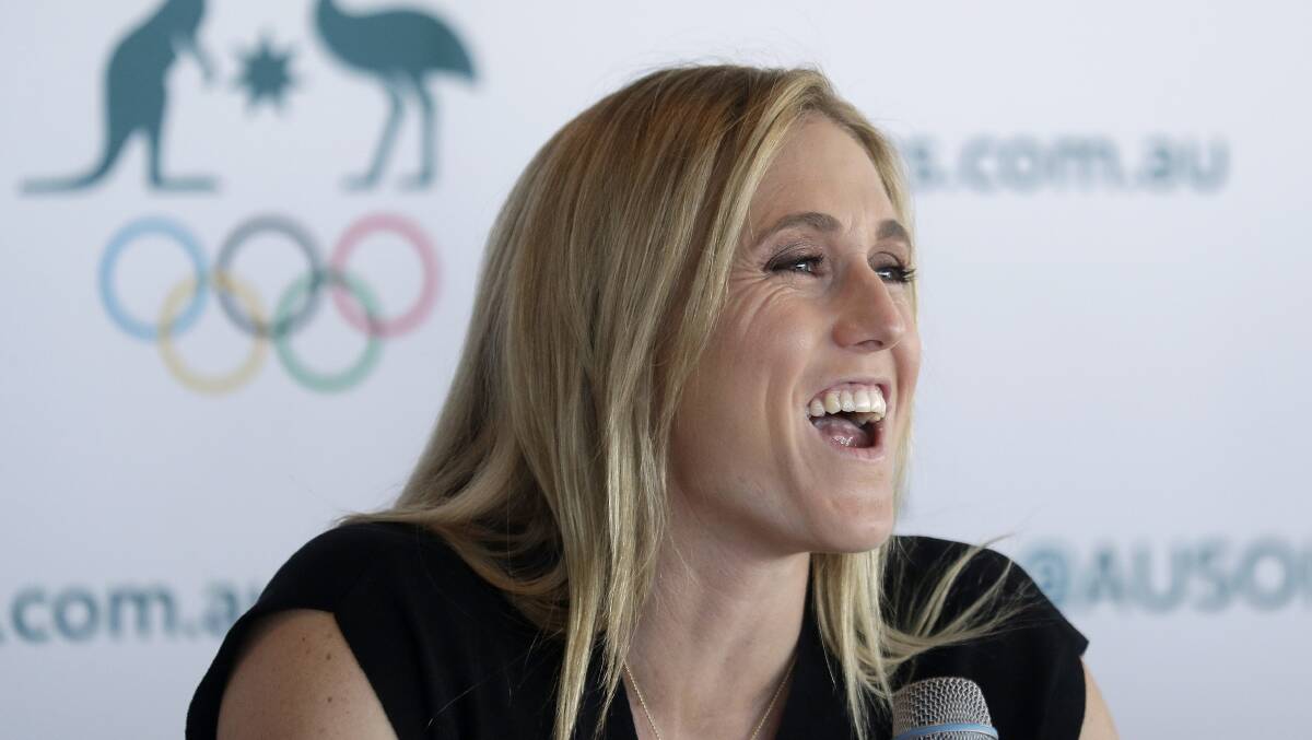 Relief: A relaxed Sally Pearson after announcing her retirement in Sydney on Tuesday. Picture: AP 