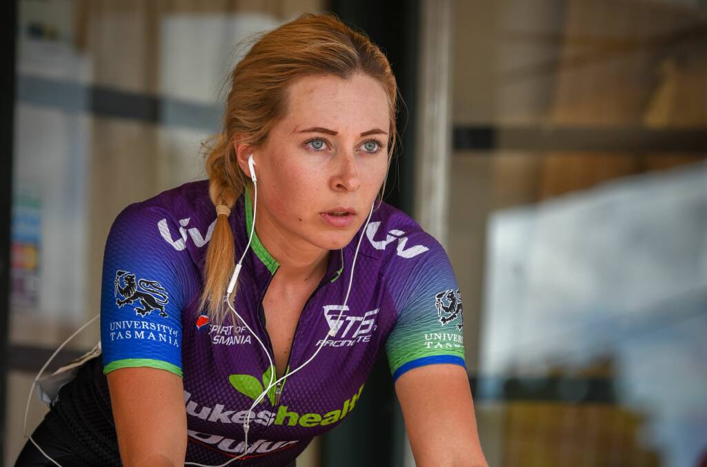 Looking forward: Nicole Frain is making her first visit to the cycling hotbed of Belgium. Picture: Paul Scambler