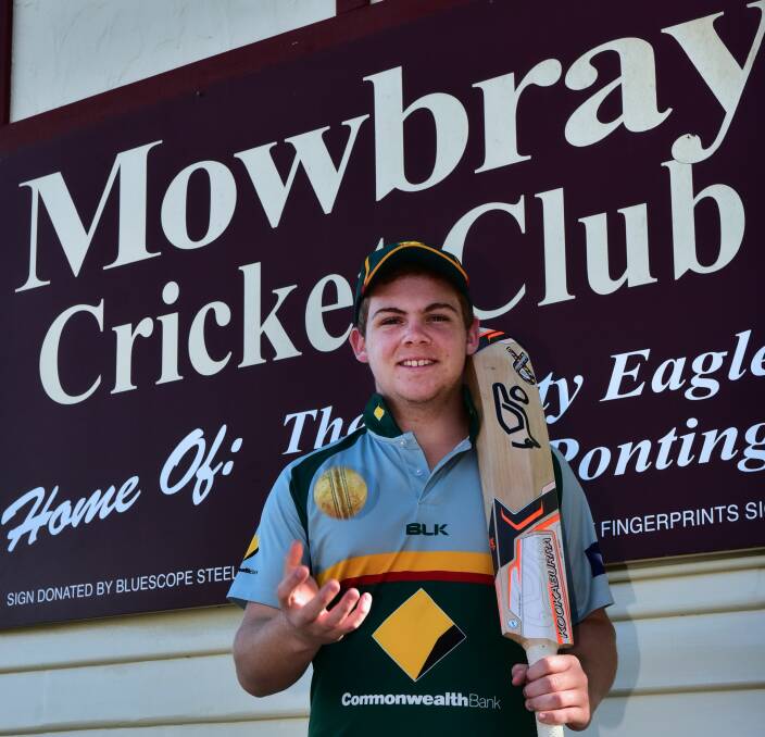 Up and running: Jarrod Freeman is playing for a Cricket Australia XI at the national under-19 championships in Adelaide.