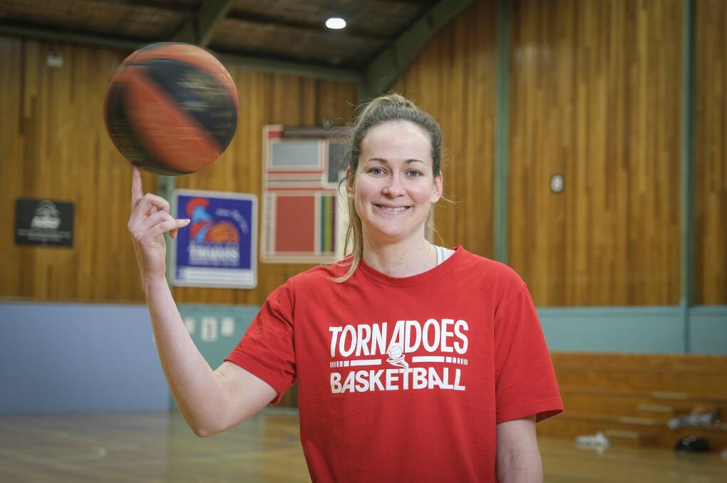 On the spin: Keely Froling has re-signed with the Launceston Tornadoes. Picture: Craig George