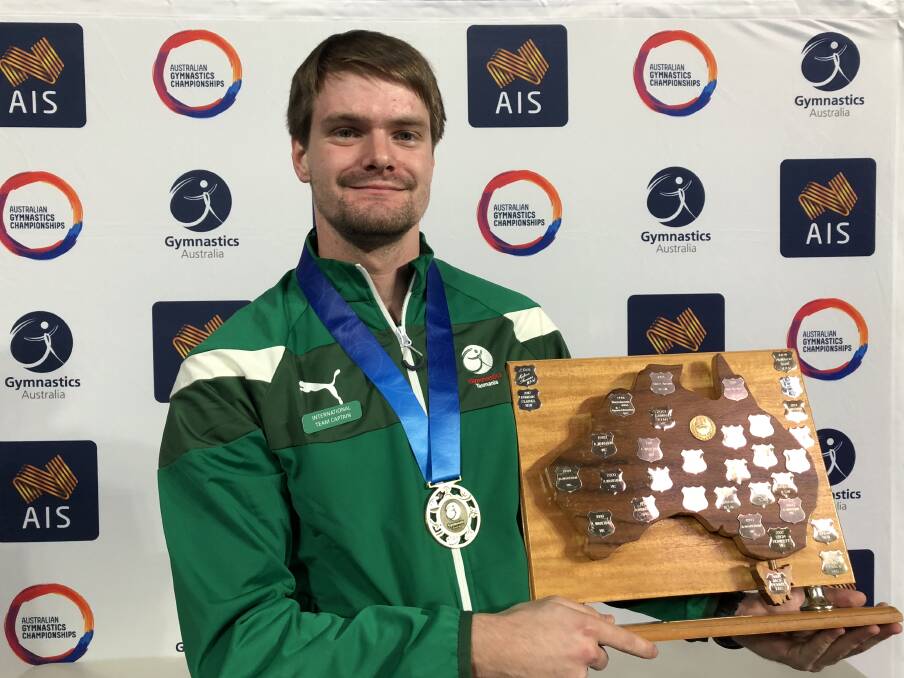 Ax head: Damien Axelsen will lead the Tasmanian charge at Gymnastics Australia’s national clubs carnival.