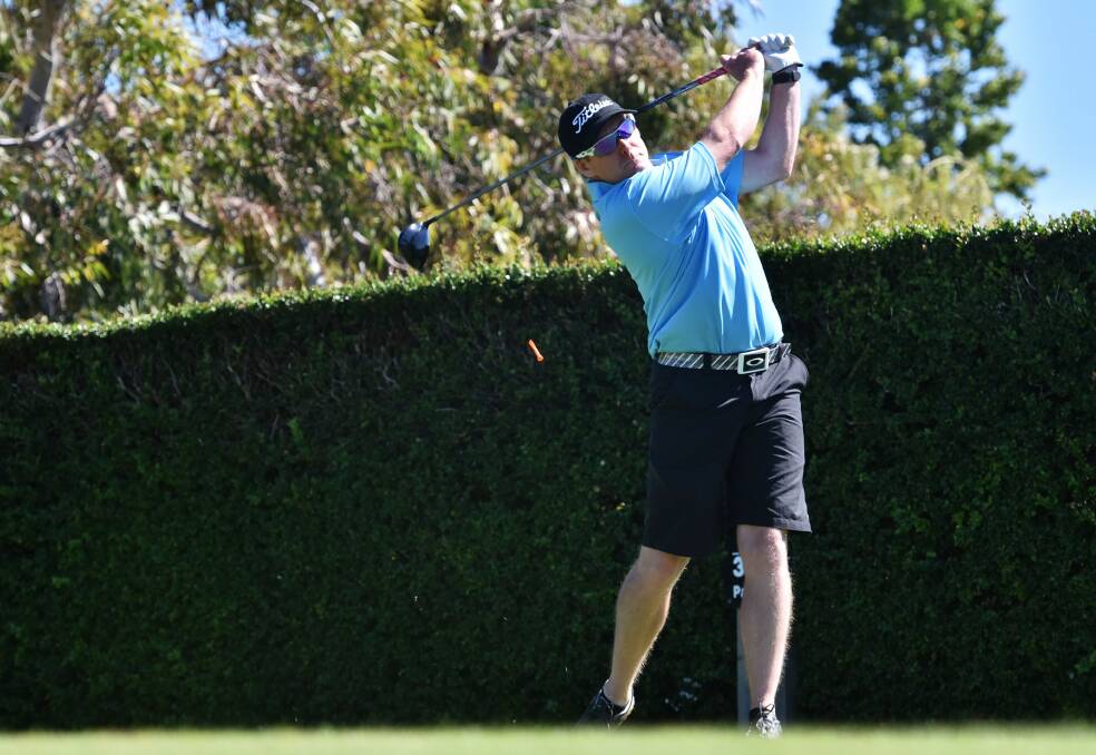 Above par: Tasmania Golf Club's Andrew Phillips won the Toogood Trophy. Picture: Scott Gelston.