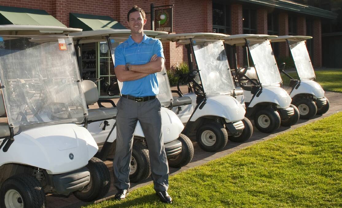 DRIVING SUCCESS: Prospect Vale's PGA professional Bryce Gorham has rejuvenated the club's MyGolf program by increasing basic skills and engagement and has been awarded May's centre of the month by Golf Australia. 