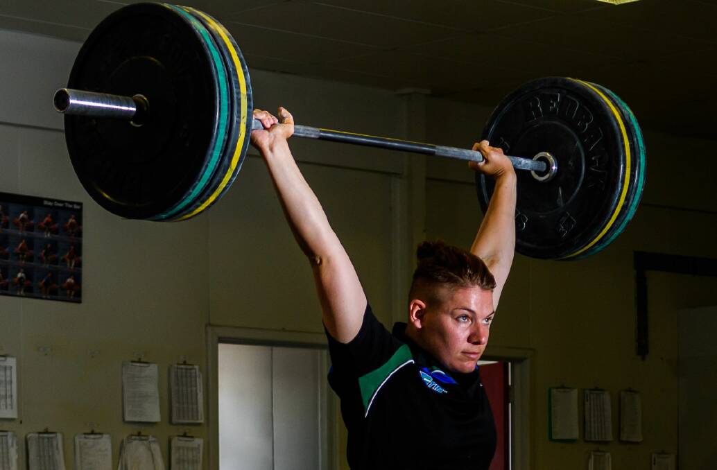 Worth the weight: Kaity Fassina will compete in Samoa. Picture: Scott Gelston