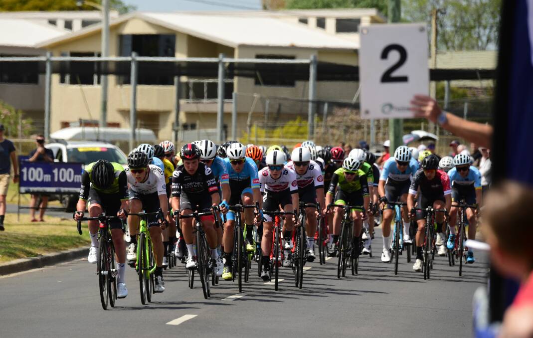 Take two: Road cyclists, like those in this week's Tour of Tasmania, are being told they are second choice in Australian cycling's pecking order. Picture: Paul Scambler