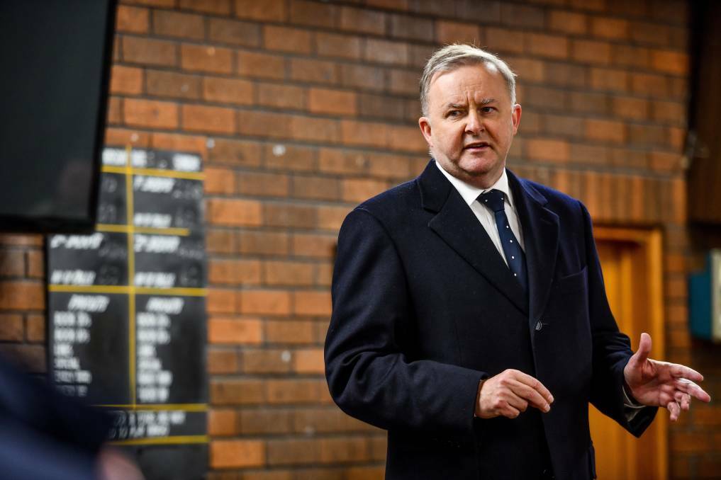 Federal Labor leader Anthony Albanese visits Launceston in June after his party's defeat in the May election. Picture: Scott Gelston 