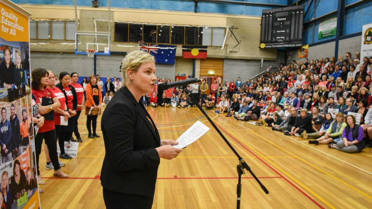 Australian Education Union Tasmania state manager Roz Madsen 