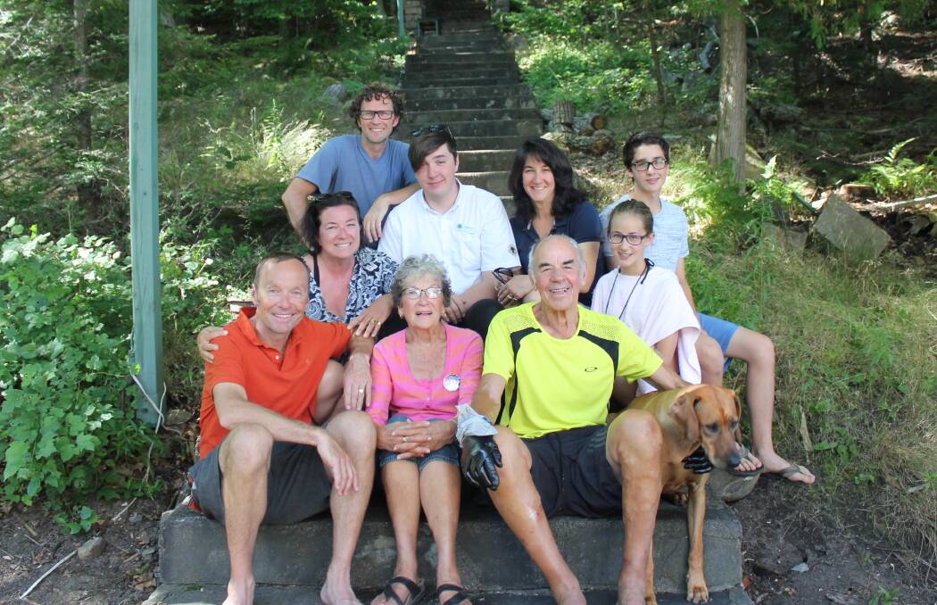 Kim Seagram's Canadian family.