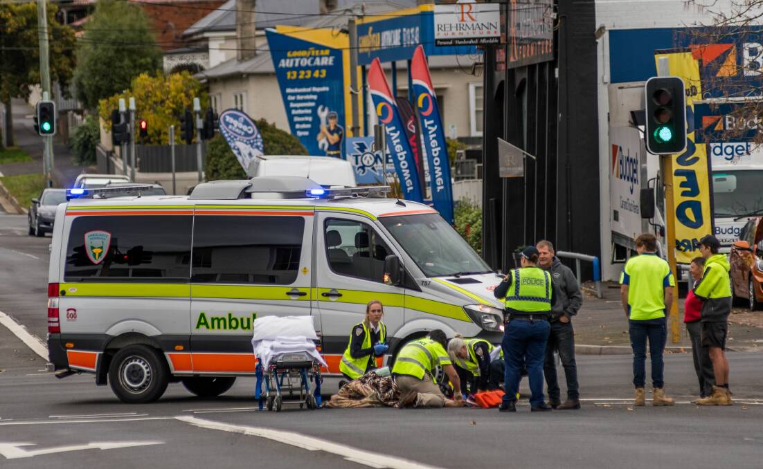 Woman, 62, hit by car in central Launceston on Thursday