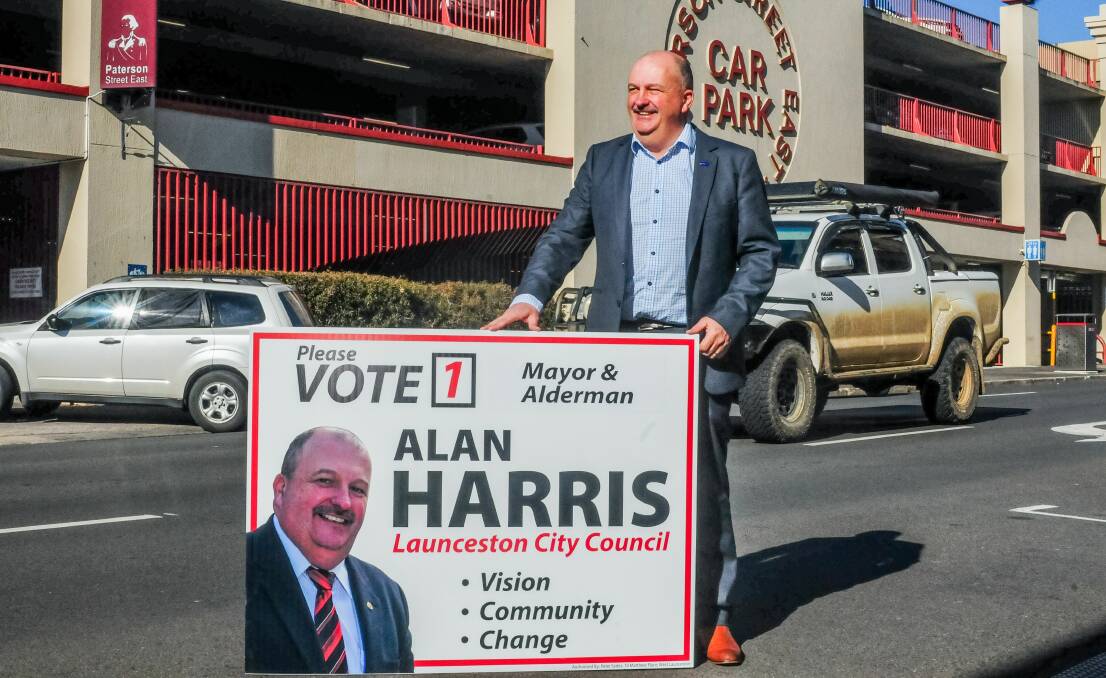 Launceston resident and active community member Alan Harris will run for mayor. Picture: Neil Richardson