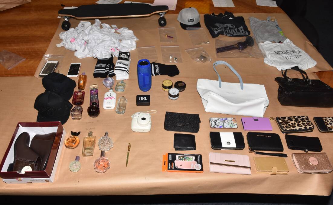 Items recovered. Picture: Tasmania Police