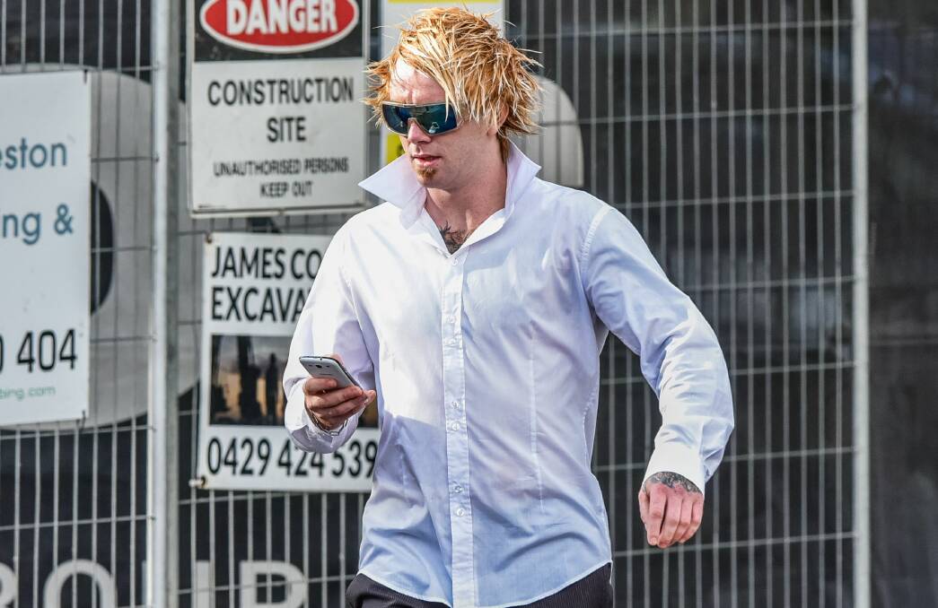 Dylan Leo Victor Lee outside the Launceston Magistrates Court. Picture: Neil Richardson