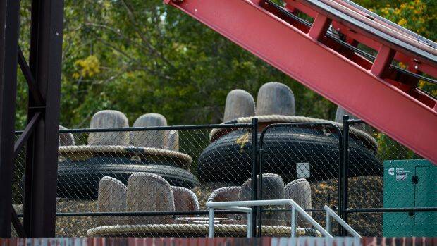 The park was closed after four people lost their lives when the Thunder River Rapids ride malfunctioned. Photo: Mark Jesser