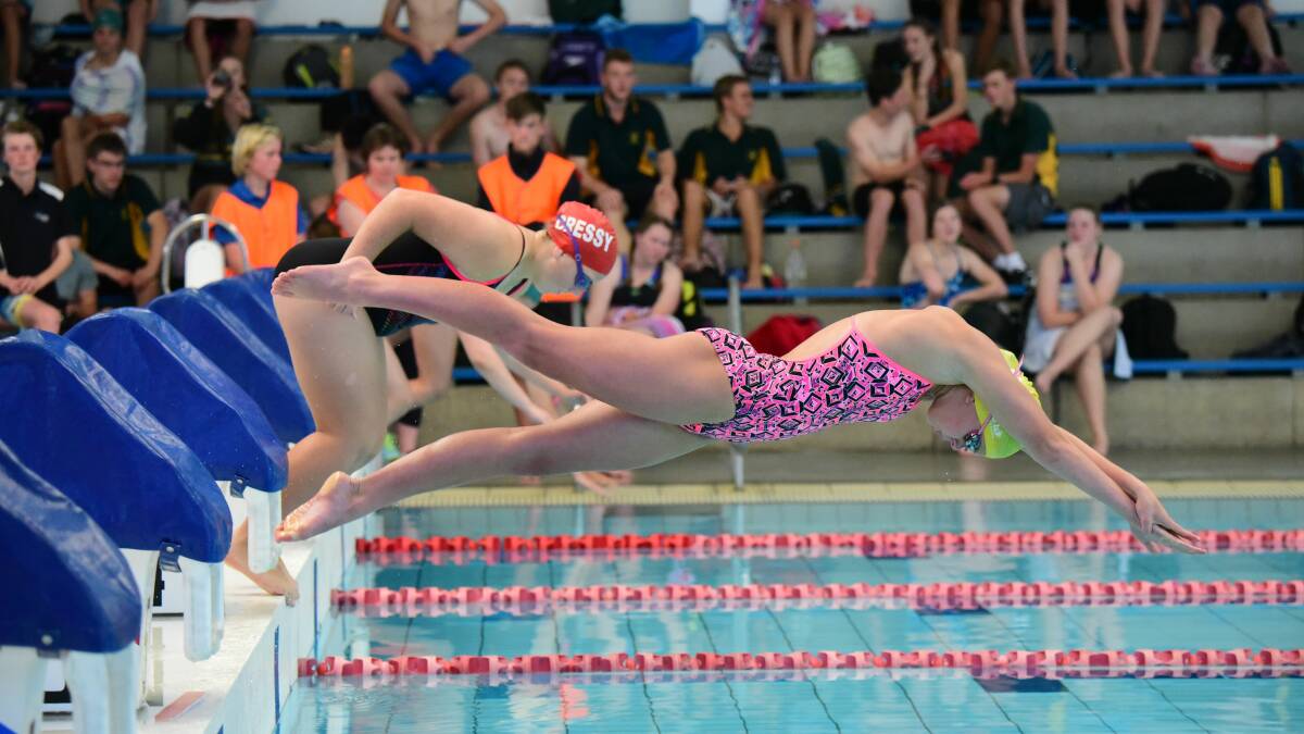Photos of the NHSSA division 2 swimming carnival. Picture: Paul Scambler