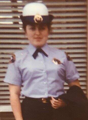 Sharen Wills-Taylor graduated from the police academy in 1983. Picture: supplied