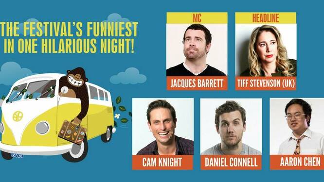 Win a double pass to the Sydney Comedy Festival Showcase Tour