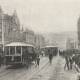 ALL ABOARD: Launceston's new trams in action along Brisbane Street in August 1911. Picture: Weekly Courier, August 3, 1911