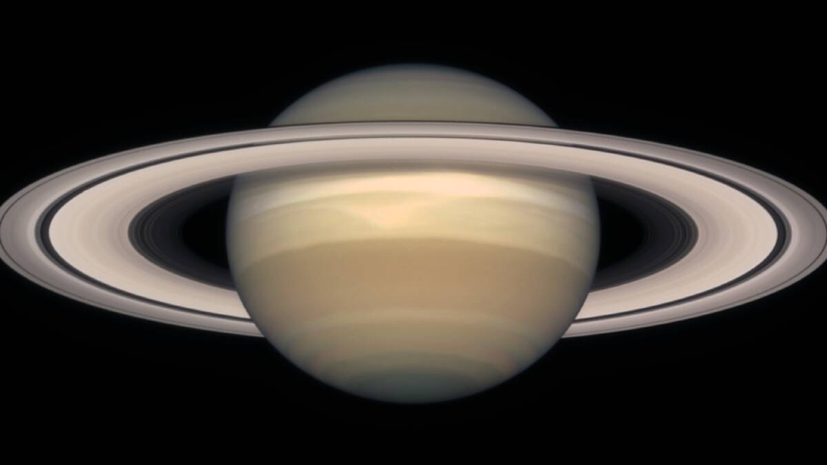 STUNNING: Saturn is the "Lord of the Rings" during May in Australia. Picture: NASA