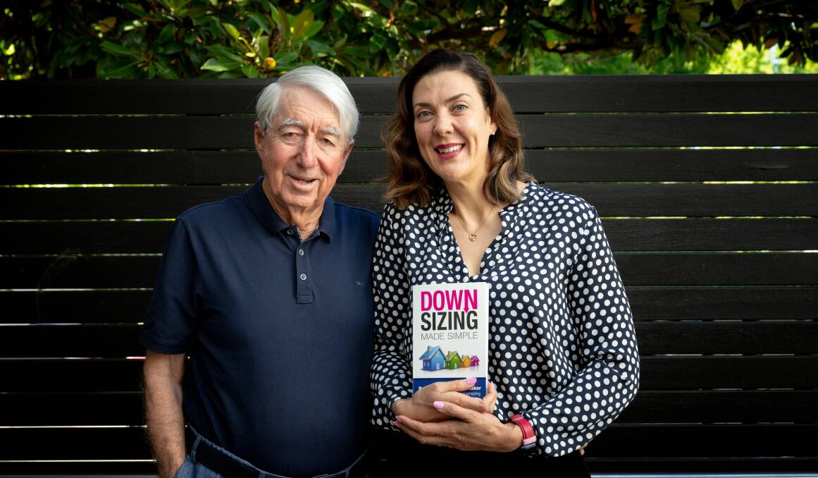 Financial experts Noel Whittaker and Rachel Lane have updated this popular book, Downsizing Made Simple. Picture by Elesa Kurtz