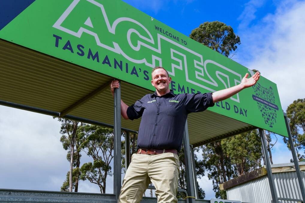 BACK TO THE PADDOCK: Agfest chairman Ethan Williams celebrating the news Agfest will return to its Quercus Park site next year. Agfest 2020 was cancelled and held virtually due to COVID-19. Picture: Neil Richardson
