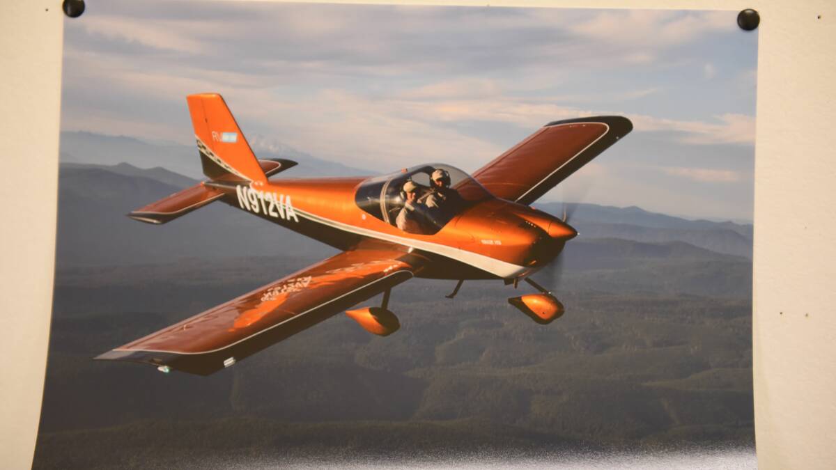 The light sport aircraft will look similar to this once it is complete.