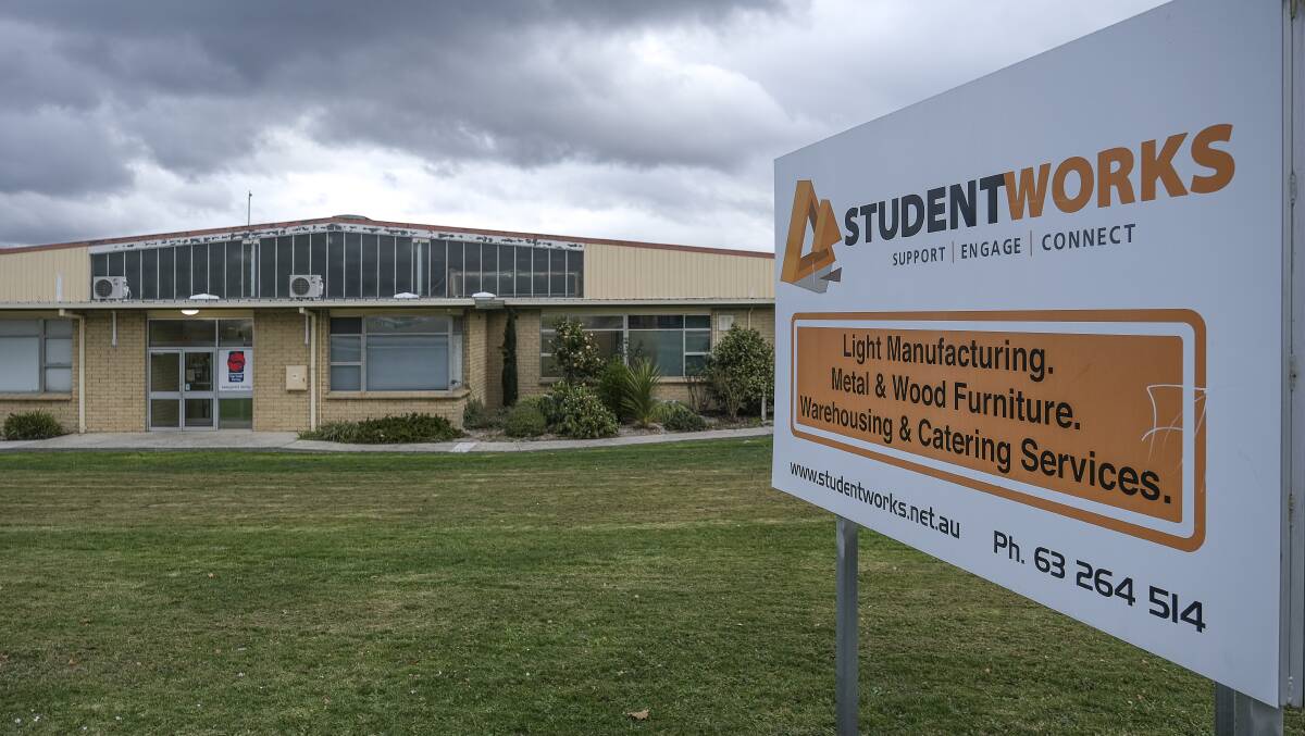 UNDER REVIEW: Education Minister Roger Jaensch said teacher positions at Studentworks at Rocherlea would stay funded until the end of the year, but the future of the organisation will be subject to a review. Picture: Craig George