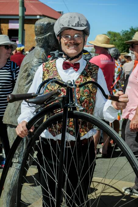 ORDINARY: Penny Farthing bicycles were also called ordinary bikes and were invented to improve speed for riders. 