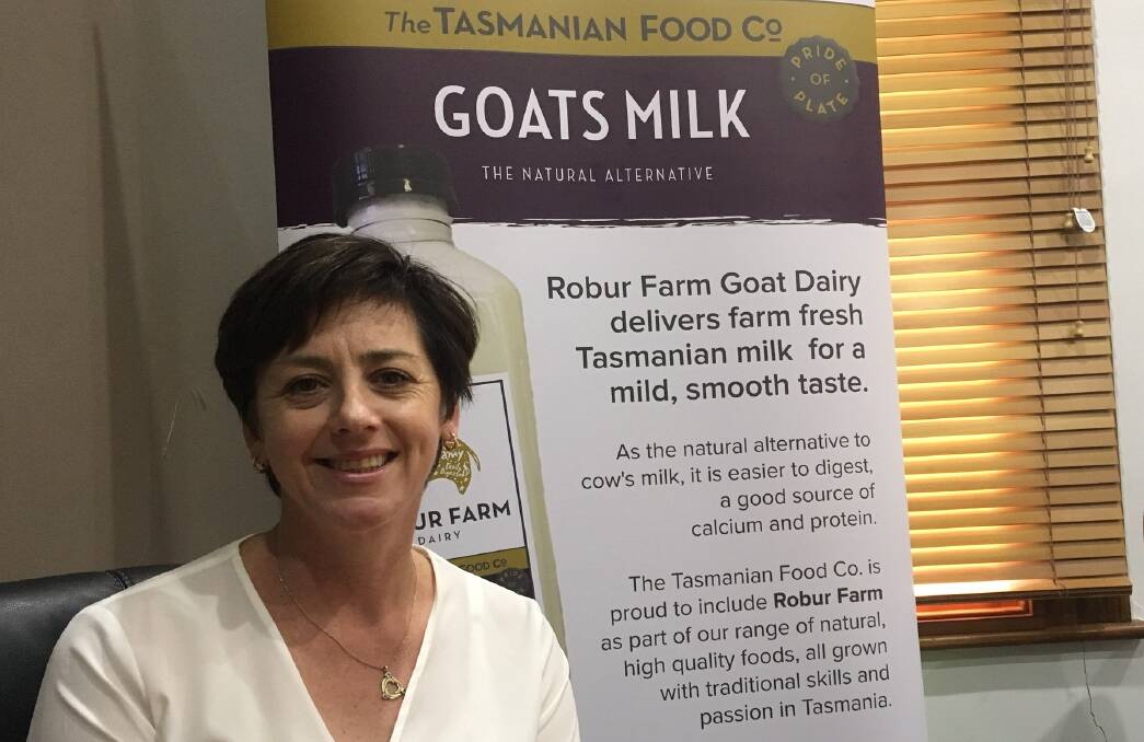 TASSIE SUCCESS: TasFoods managing director and chief executive Jane Bennett at the company's Launceston headquarters. Picture: Caitlin Jarvis